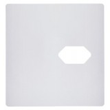 Placa 4x4 1 Tomada - Novara Branca Brilhante 